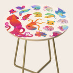 Cephalopod - pastel Side Table Gallery Image 2