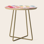 Cephalopod - pastel Side Table Gallery Image 1