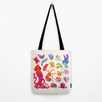 Cephalopod - pastel Tote Bag Gallery Image 2