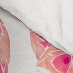 Watercolor Raccoon - Pink Palette Comforter Gallery Image 4
