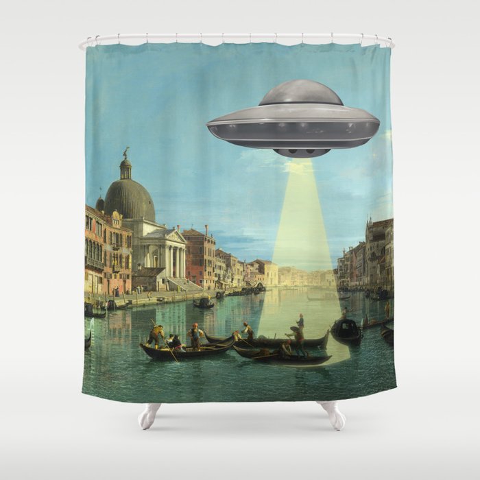 Once upon a time in Venice Shower Curtain Gallery Image 1