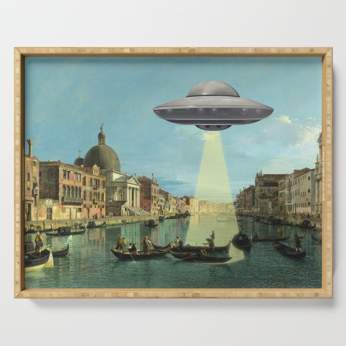 Once upon a time in Venice Serving Tray Gallery Image 1