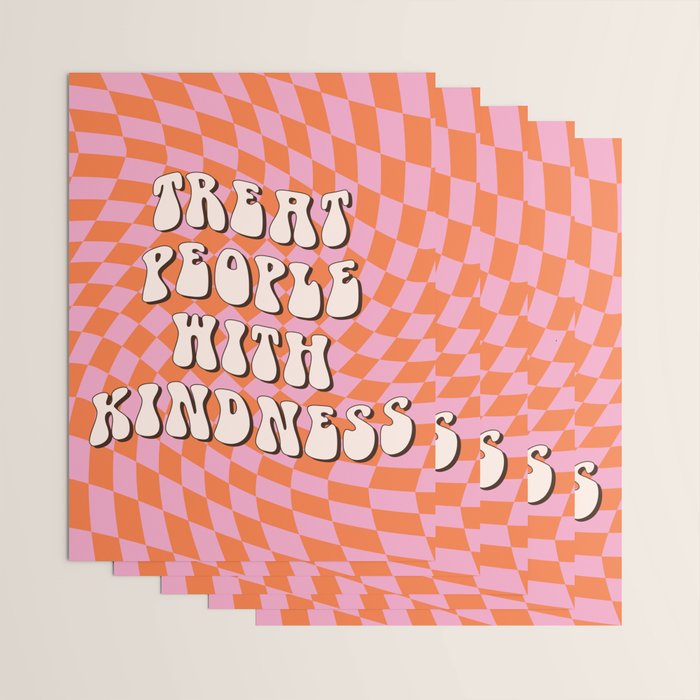 Treat People with Kindness Wrapping Paper Gallery Image 3