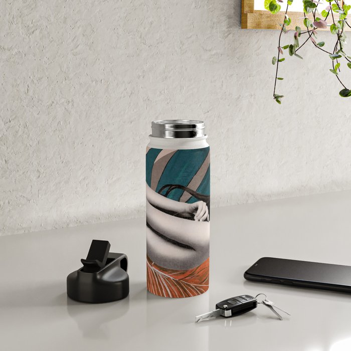 Tropical Girl 5 Water Bottle Gallery Image 4