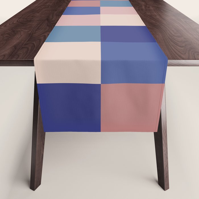 Bold Colorful Checks Pattern - Large XV Table Runner Gallery Image 1