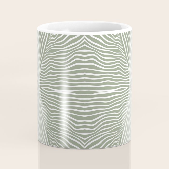 Boho, Safari, African, Pattern, Sage Green Coffee Mug Gallery Image 4