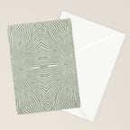 Boho, Safari, African, Pattern, Sage Green Stationery Card Gallery Image 2