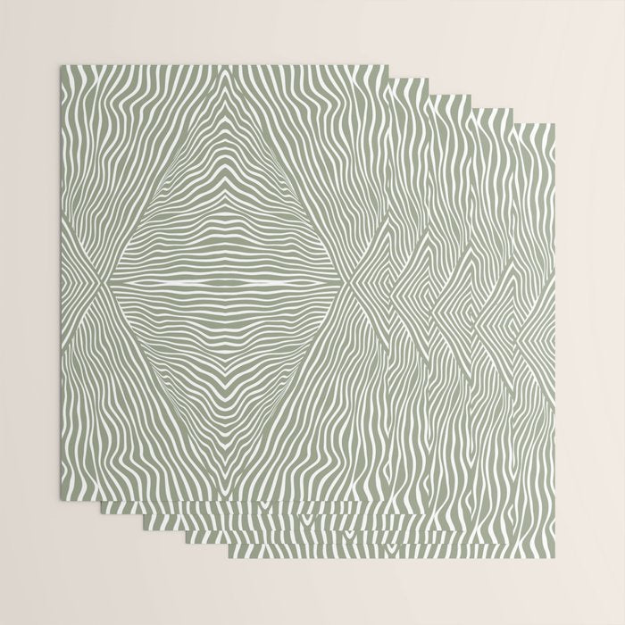 Boho, Safari, African, Pattern, Sage Green Wrapping Paper Gallery Image 3