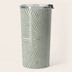 Boho, Safari, African, Pattern, Sage Green Travel Mug Gallery Image 2