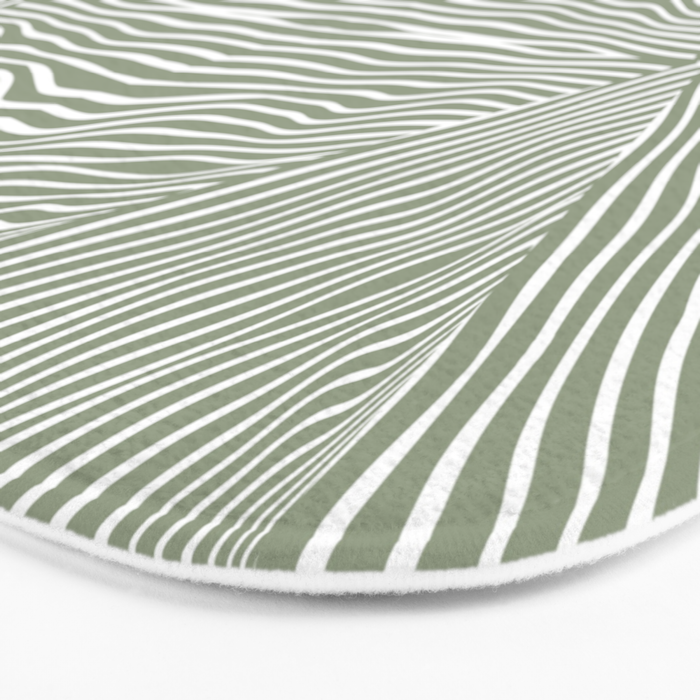 Boho, Safari, African, Pattern, Sage Green Bath Mat Gallery Image 3
