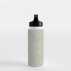 Boho, Safari, African, Pattern, Sage Green Water Bottle Gallery Image 3