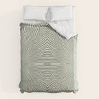 Boho, Safari, African, Pattern, Sage Green Duvet Cover Gallery Image 6