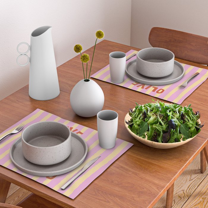 Love You Olive Kitchen Art Placemat Gallery Image 2