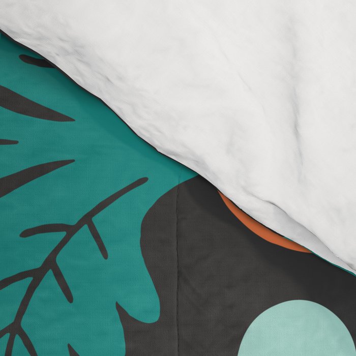 Fruit and Veggies 2025 Calendar - Muli-color on black Comforter Gallery Image 4