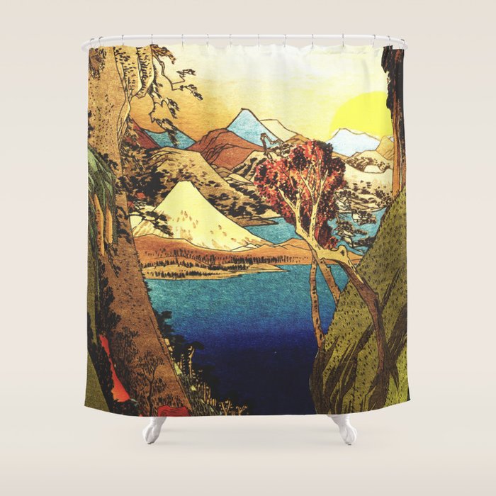 Returning to the Ancients - Nature Landscape Shower Curtain Gallery Image 1