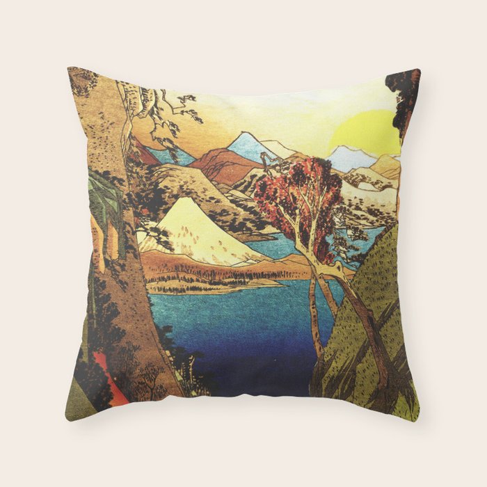 Returning to the Ancients - Nature Landscape Throw Pillow Gallery Image 6