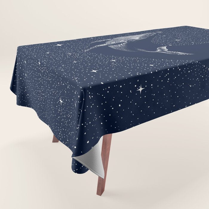 starry whale Tablecloth Gallery Image 1
