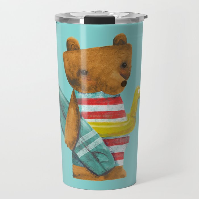 Summer Bear Travel Mug Gallery Image 1