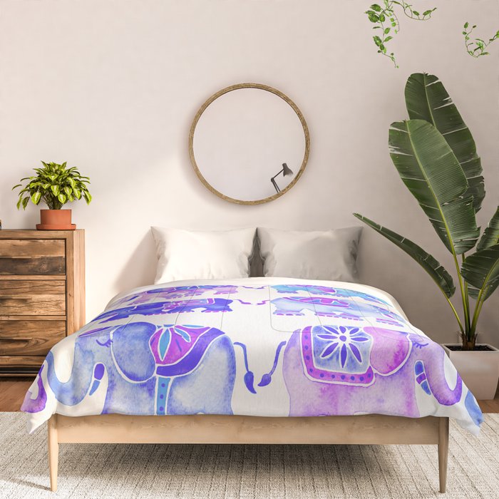 Elephant Collection - Indigo Palette Comforter Gallery Image 3
