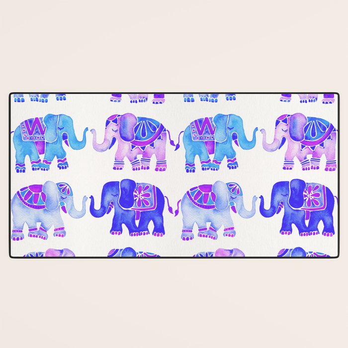 Elephant Collection - Indigo Palette Desk Mat Gallery Image 3