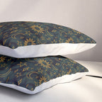 Tie Dye Moon and Star Print in Blue Pillow Sham Gallery Image 3