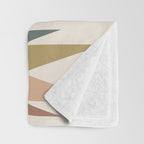 Bold Geometric Triangles IX Throw Blanket Gallery Image 3