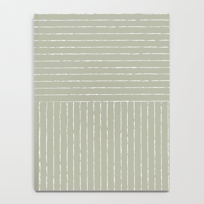 Lines III (Linen Sage) Notebook Gallery Image 4