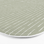 Lines III (Linen Sage) Bath Mat Gallery Image 3