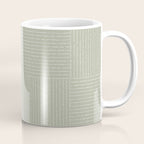 Lines III (Linen Sage) Coffee Mug Gallery Image 1