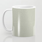 Lines III (Linen Sage) Coffee Mug Gallery Image 3