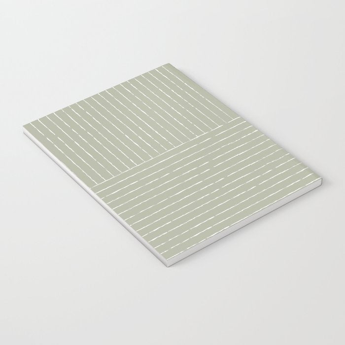 Lines III (Linen Sage) Notebook Gallery Image 3