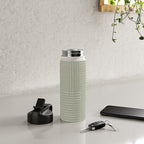 Lines III (Linen Sage) Water Bottle Gallery Image 5