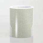 Lines III (Linen Sage) Coffee Mug Gallery Image 4