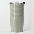 Lines III (Linen Sage) Travel Mug Gallery Image 2