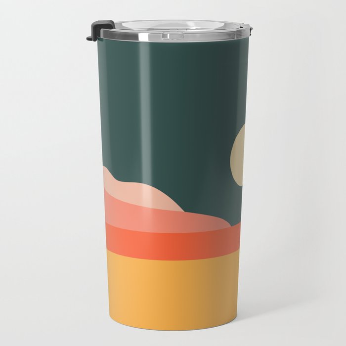 Geometric Landscape 14 Travel Mug Gallery Image 3