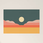 Geometric Landscape 14 Welcome Mat Gallery Image 1