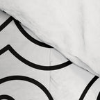Funny happy face cartoon doodle pattern Comforter Gallery Image 4