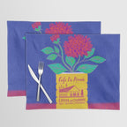 Cafe Du Monde Floral Bouquet Placemat Gallery Image 1
