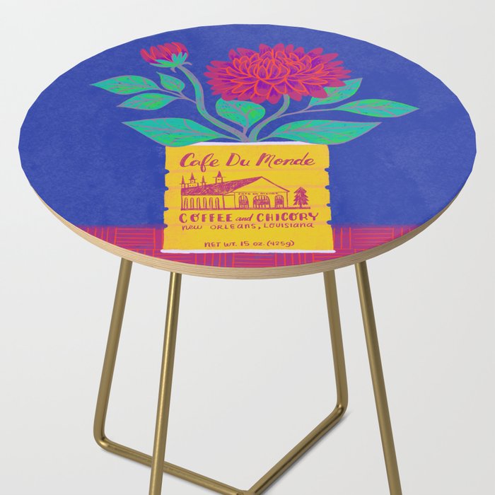 Cafe Du Monde Floral Bouquet Side Table Gallery Image 2