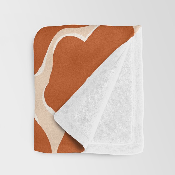 Retro flower party  Throw Blanket Gallery Image 3