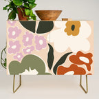 Retro flower party  Credenza Gallery Image 1