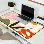 Retro flower party  Desk Mat Gallery Image 2