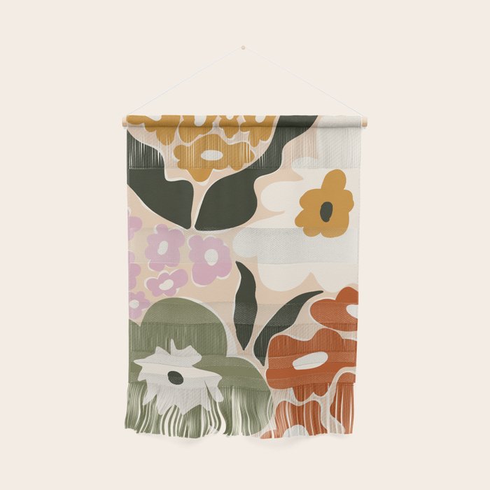 Retro flower party  Wall Hanging Gallery Image 1