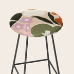 Retro flower party  Stool Gallery Image 2