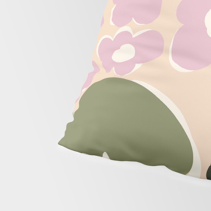 Retro flower party  Pillow Sham Gallery Image 4