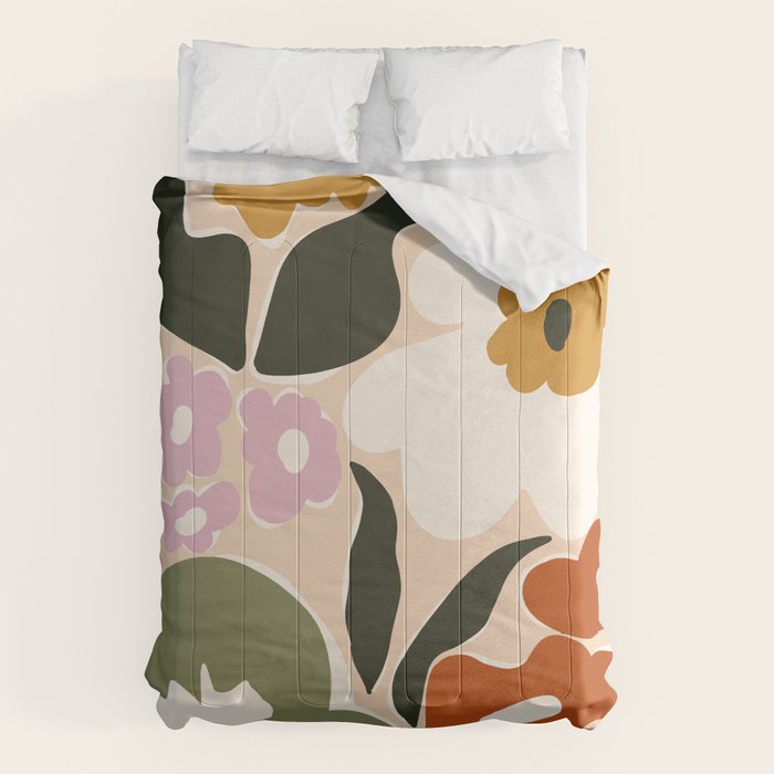 Retro flower party  Comforter Gallery Image 6
