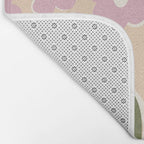 Retro flower party  Bath Mat Gallery Image 2