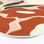 Retro flower party  Bath Mat Gallery Image 3