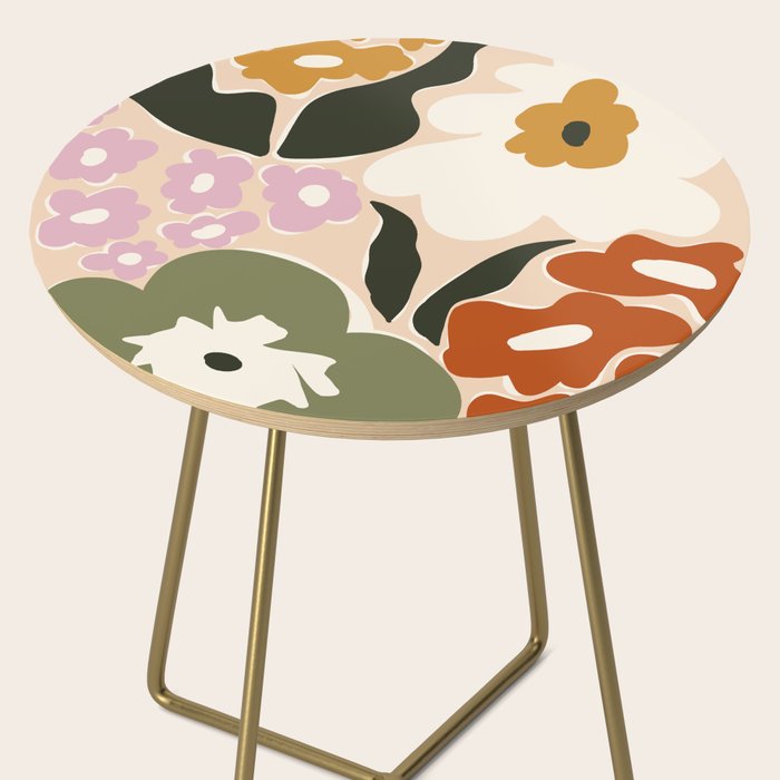 Retro flower party  Side Table Gallery Image 2