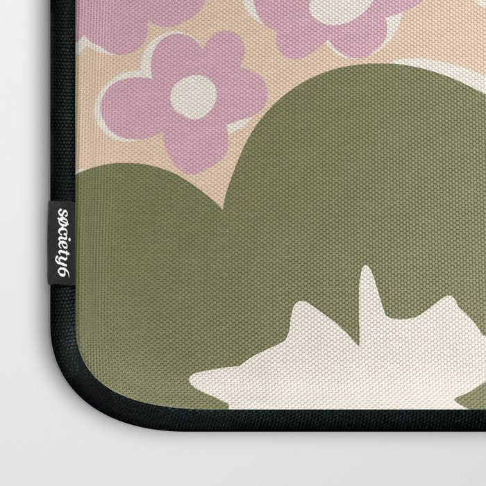 Retro flower party  Laptop Sleeve Gallery Image 3